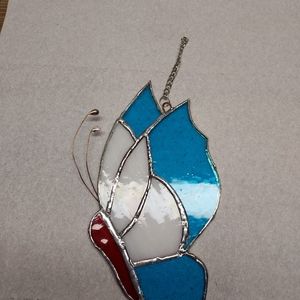 Stained glass butterfly.